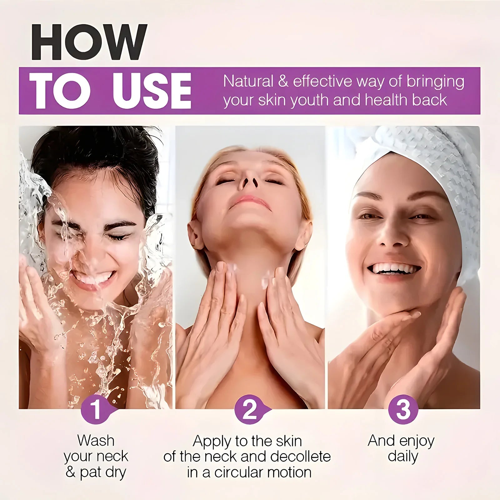 Neck Firming Cream Anti Aging Lifting and Tightening Moisturizer - 6