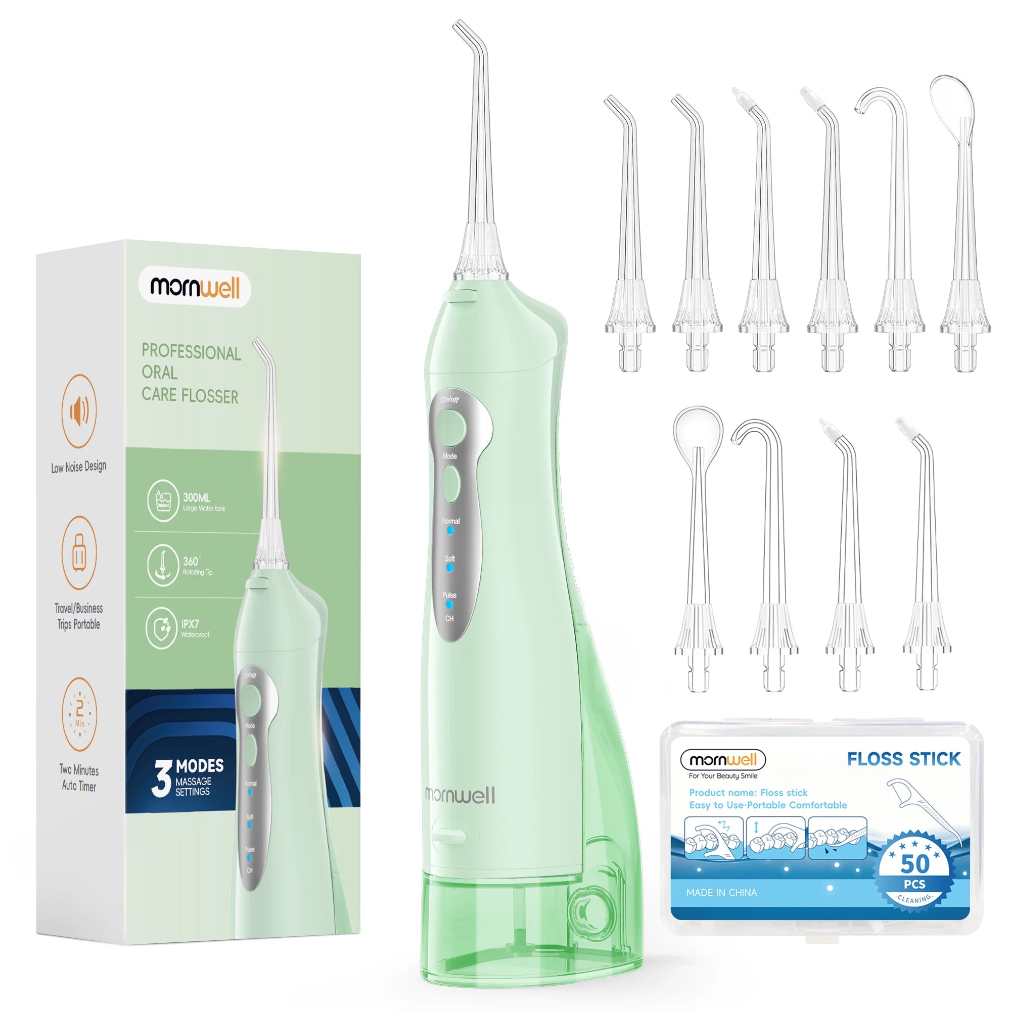 Portable Rechargeable Oral Irrigator Water Flosser for Teeth - 25