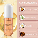 Yurhersu Coconut Vanilla Perfume Spray Long Lasting Fragrance Mist 50ml