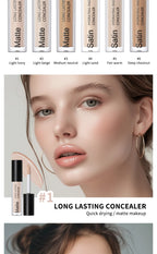 Full Coverage Matte Liquid Concealer for All Skin Types