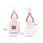 Car Air Freshener Hanging Perfume Diffuser Natural Flower Fragrance