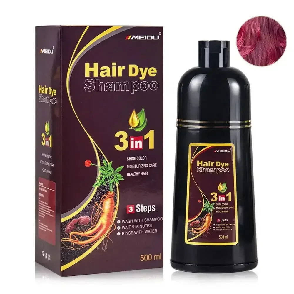 3 In 1 Herbal Hair Dye Shampoo 500ml