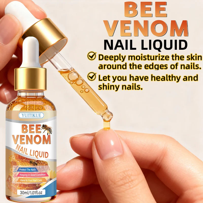 YUITIKUE Bee Venom Nail Treatment Liquid for Hand and Foot Nail Care