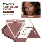 Matte Bronzing Powder for Face Contouring and Shading