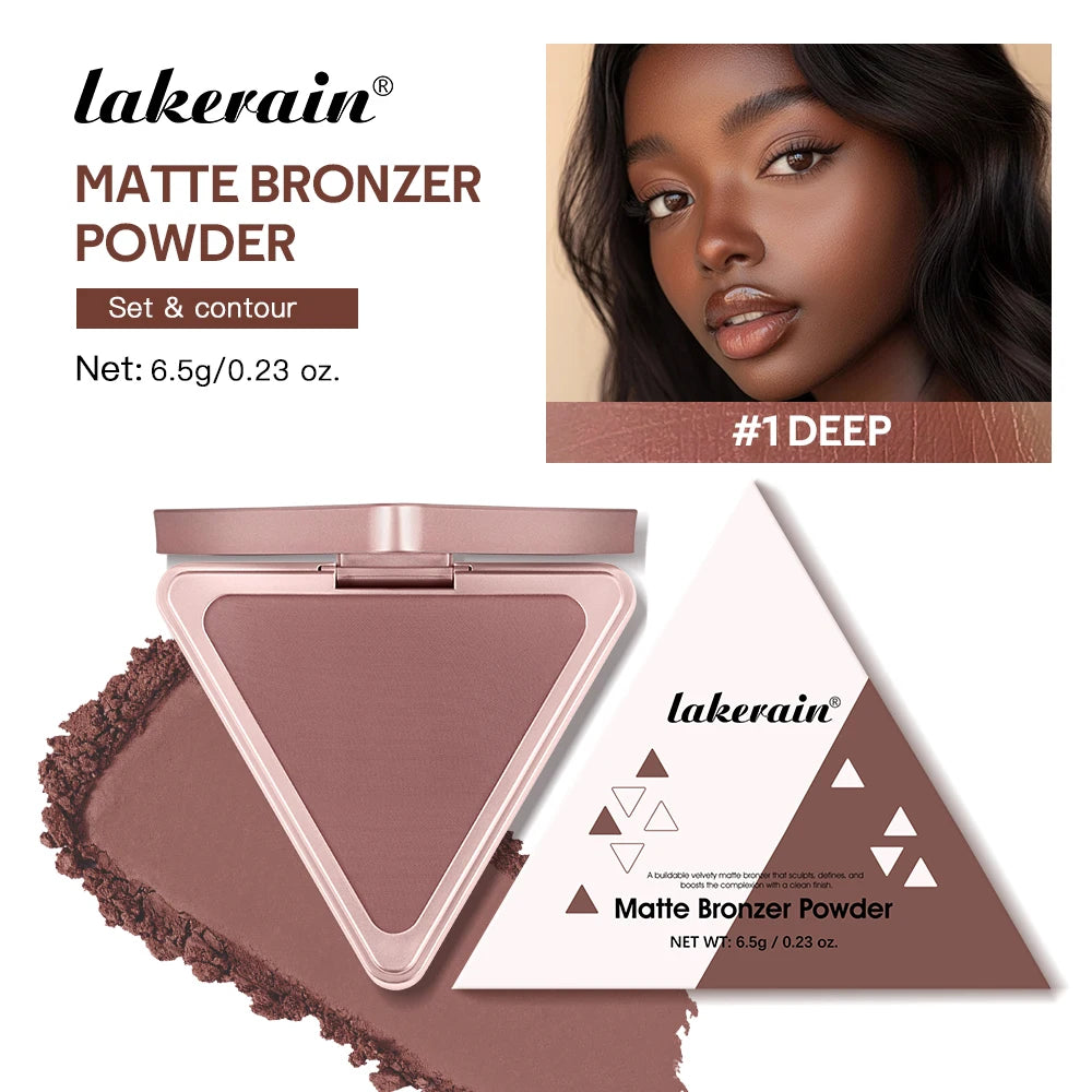 Matte Bronzing Powder for Face Contouring and Shading