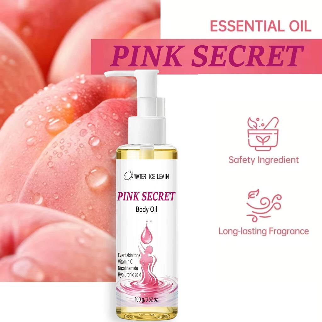 Water Ice Levin Pink Secret Body Oil Tightening Moisturizing Serum
