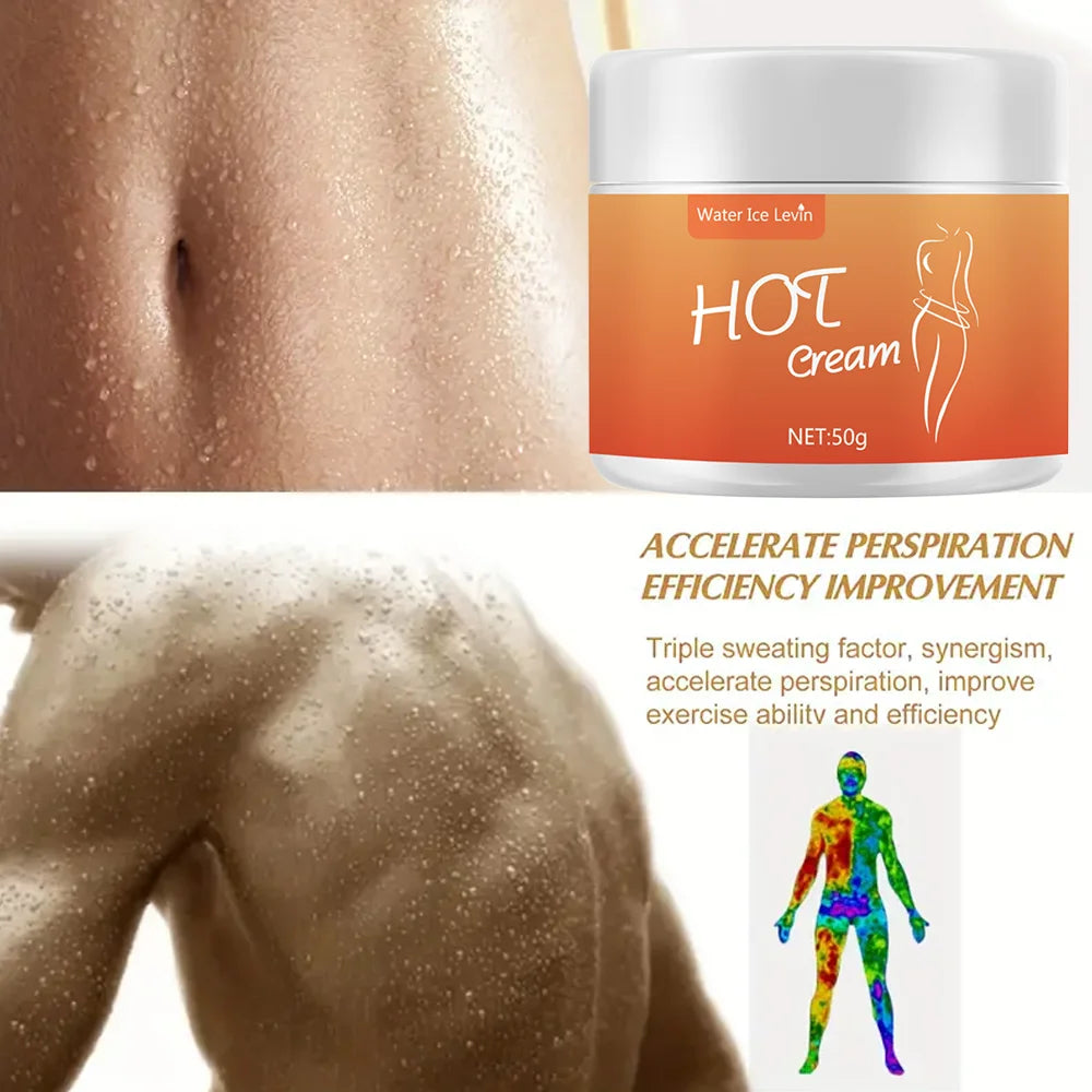 Hot Sweat Massage Cream Fitness Muscle Workout Enhancer 50g