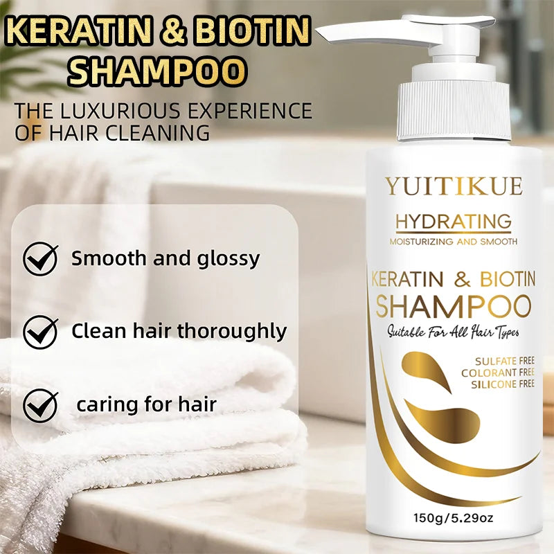 Keratin and Biotin Hair Shampoo 150g - 4