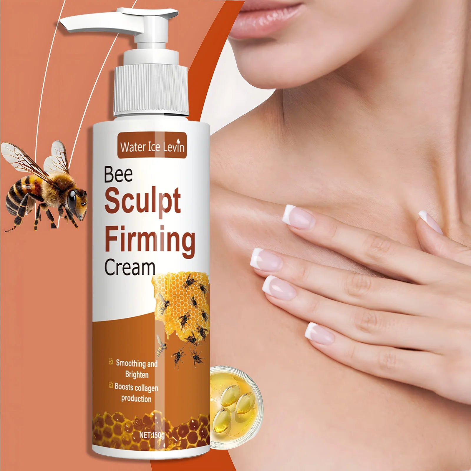 Bee Sculpt Firming Cream Anti Aging Skin Tightening Moisturizer - 4