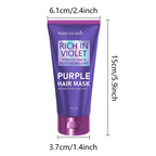 Purple Hair Mask Keratin Deep Conditioning Treatment for Damaged Hair