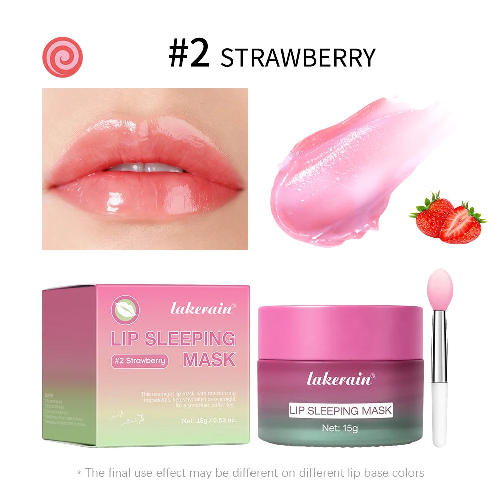 Dual-Color Hydrating Lip Sleeping Mask for Dry Lips