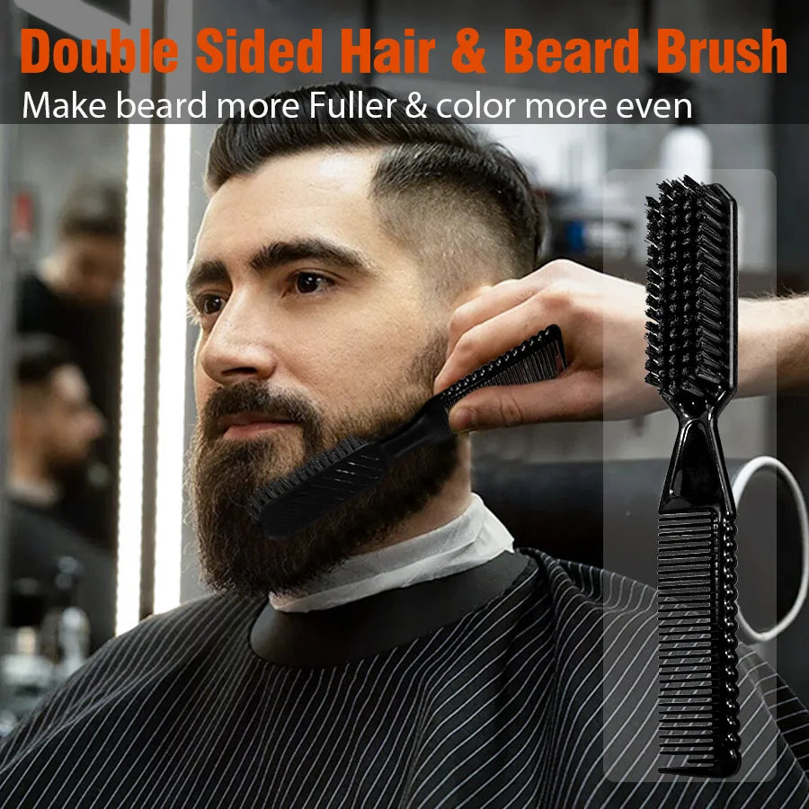 Beard Growth Care Kit with Shampoo Conditioning Oil and Grooming Tools