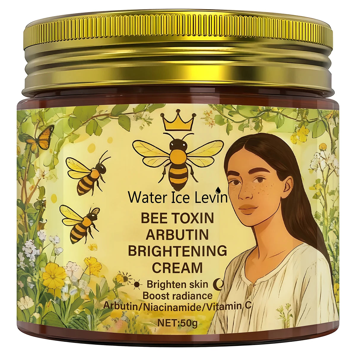 Bee Toxin Arbutin Brightening Cream Retinol Hyaluronic Acid Moisturizer