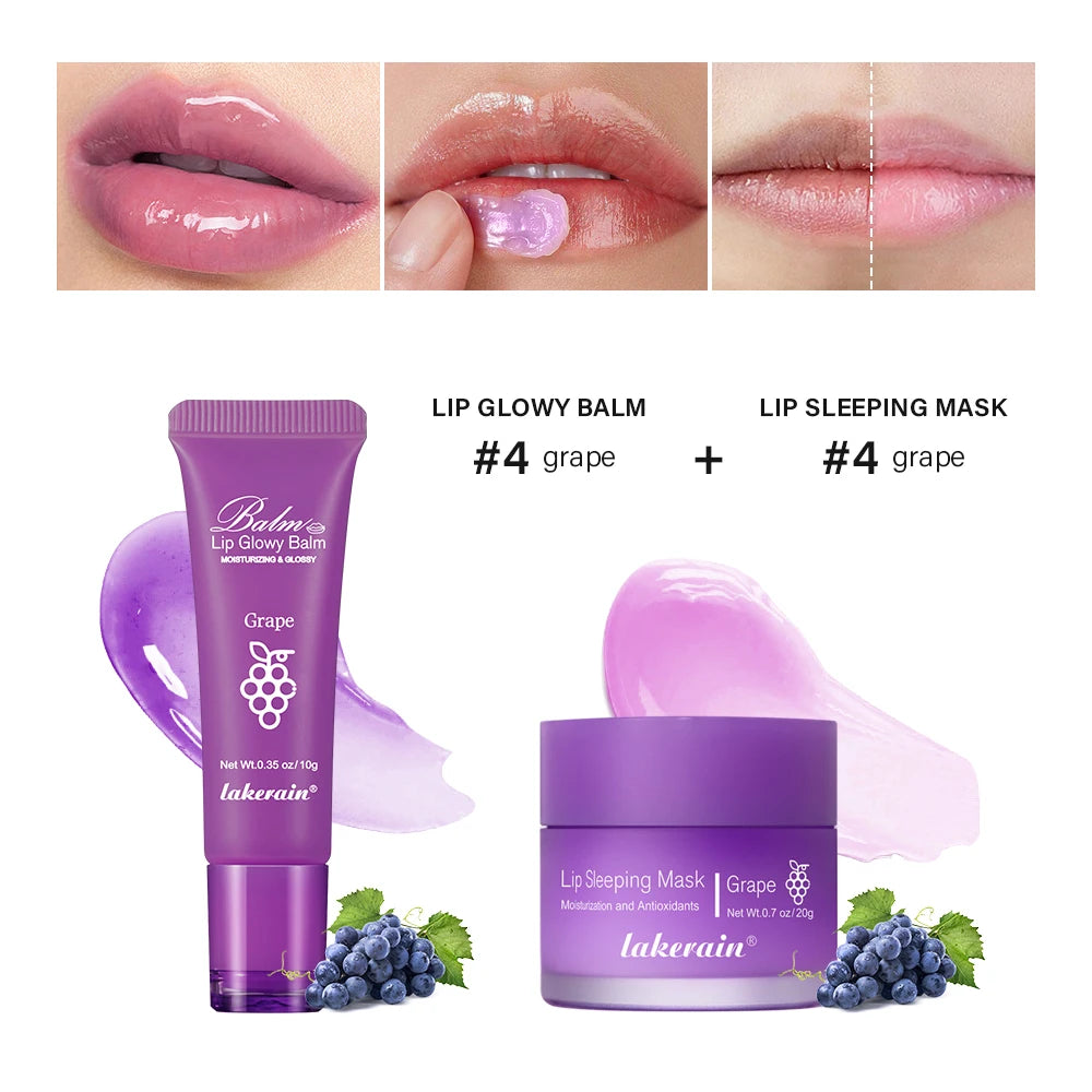Moisturizing Lip Balm and Sleeping Mask Set - 40