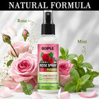 3-in-1 Black Hair Dye Shampoo and Rose Peppermint Moisturizing Spray