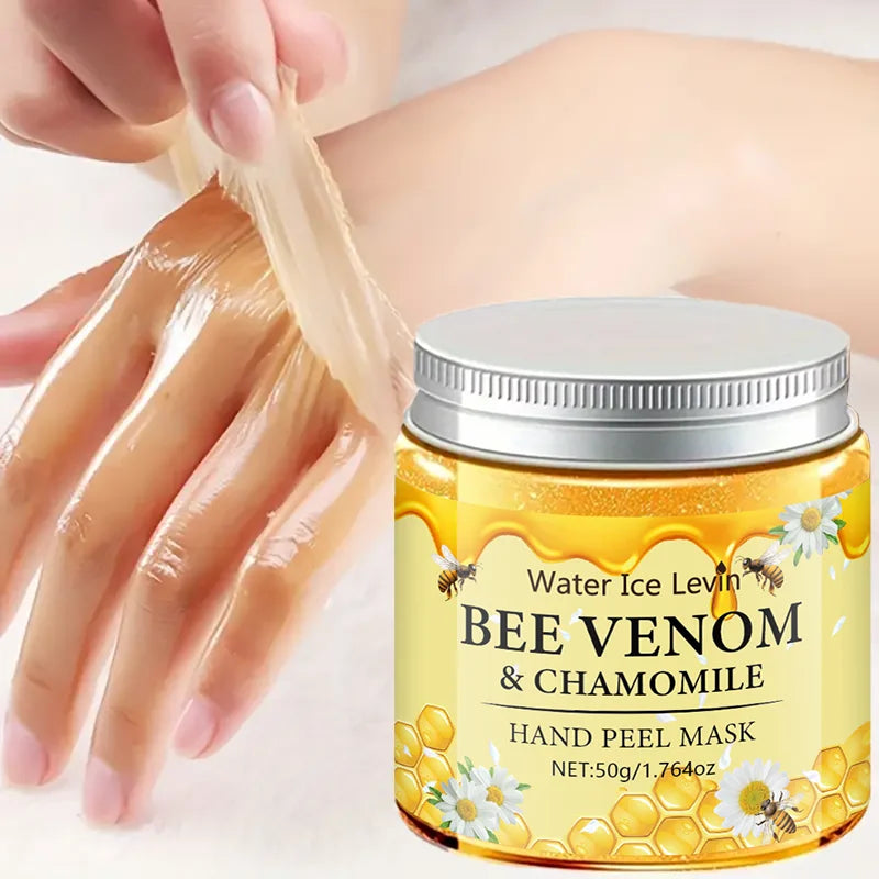 Bee Venom Chamomile Hand Wax Mask Exfoliating Moisturizing Skin Care