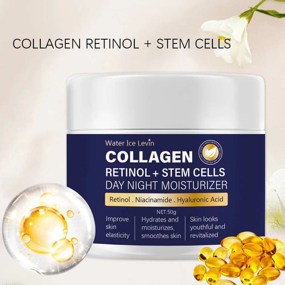 Collagen Retinol Face Cream Anti Aging Moisturizer Day Night Skincare