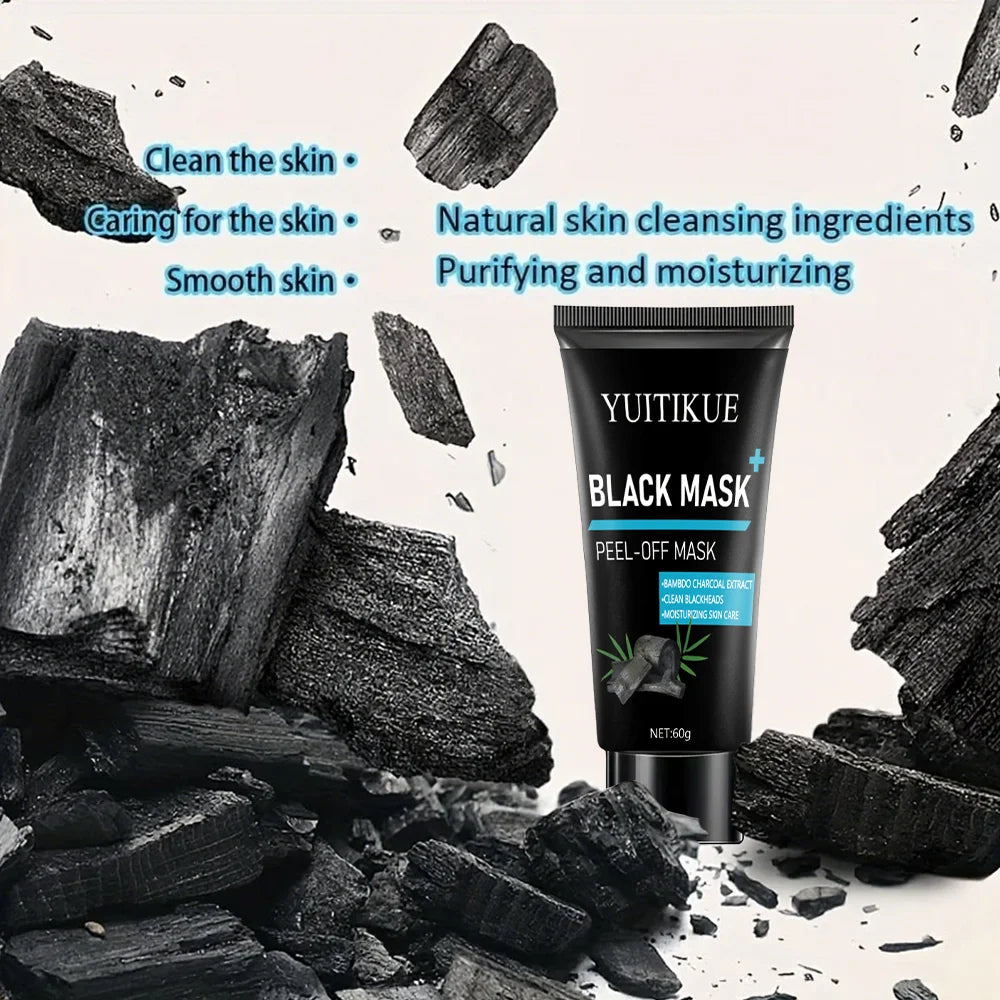 YUITIKUE Bamboo Charcoal Peel Off Mask 60g Blackhead Remover - 1
