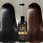 4 in 1 Brown Hair Dye Shampoo 100ml Color Treatment