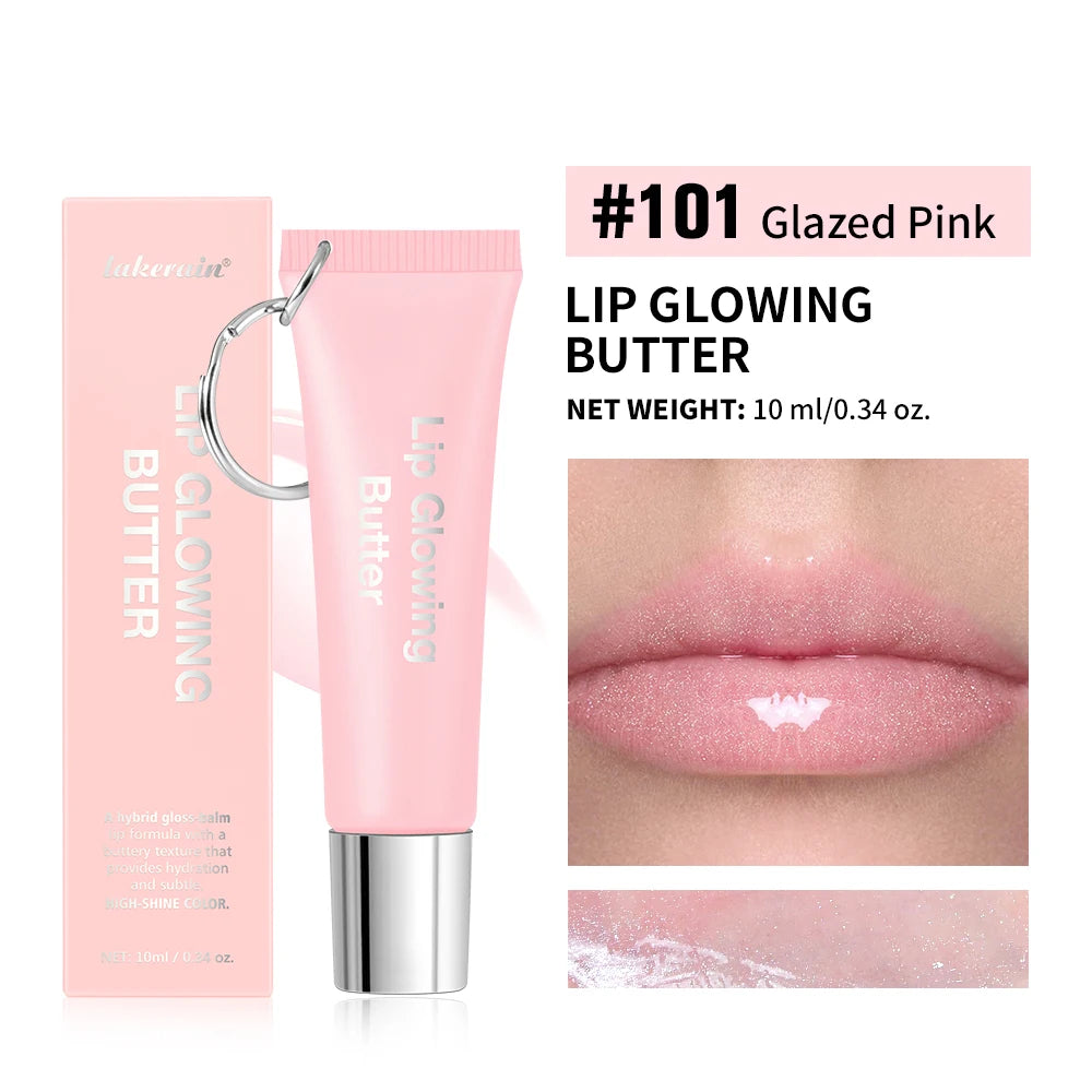 Hydrating Lip Gloss with Keychain for On-the-Go Shine - 22
