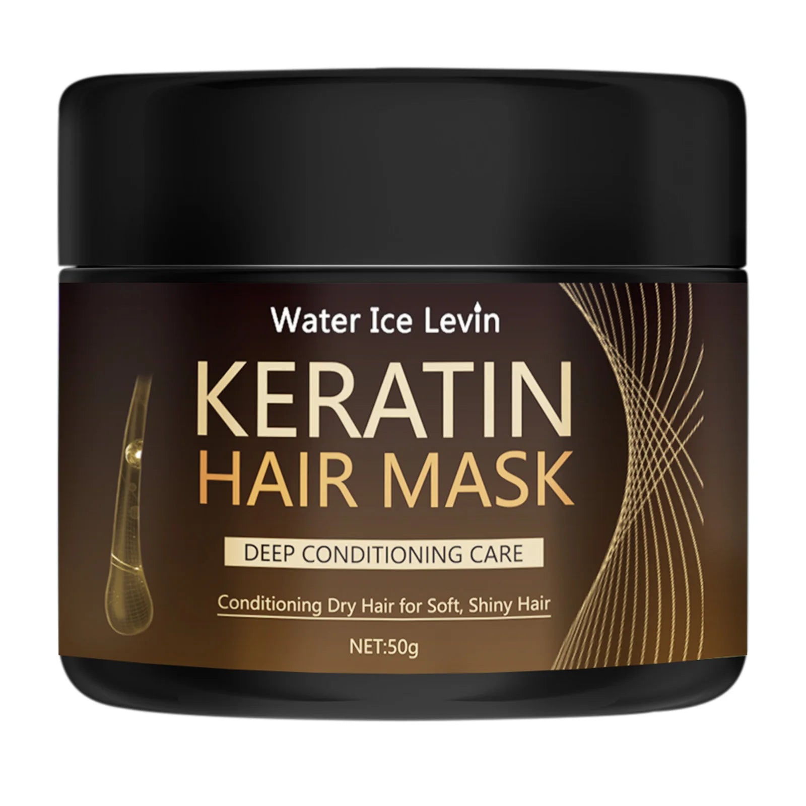 Keratin Hair Mask Deep Repair Conditioner for Dry and Damaged Hair 100g - 17