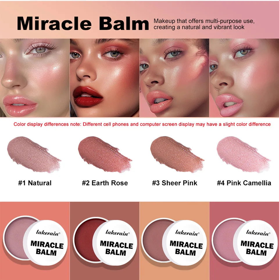 Multi-Purpose Tinted Miracle Balm for Cheeks and Lips