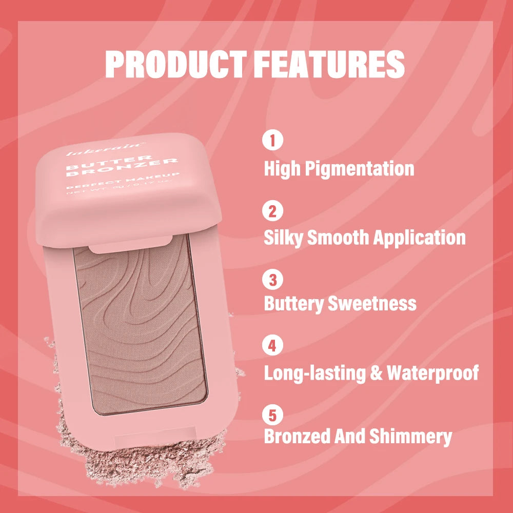 Soft Matte Butter Bronzer Powder for Face Contouring - 3
