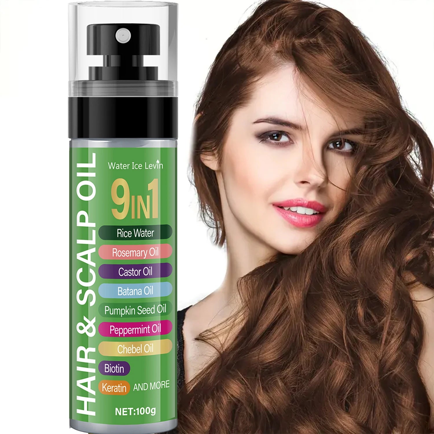 9-in-1 Rice Water and Keratin Hair and Scalp Nourishing Oil 100g