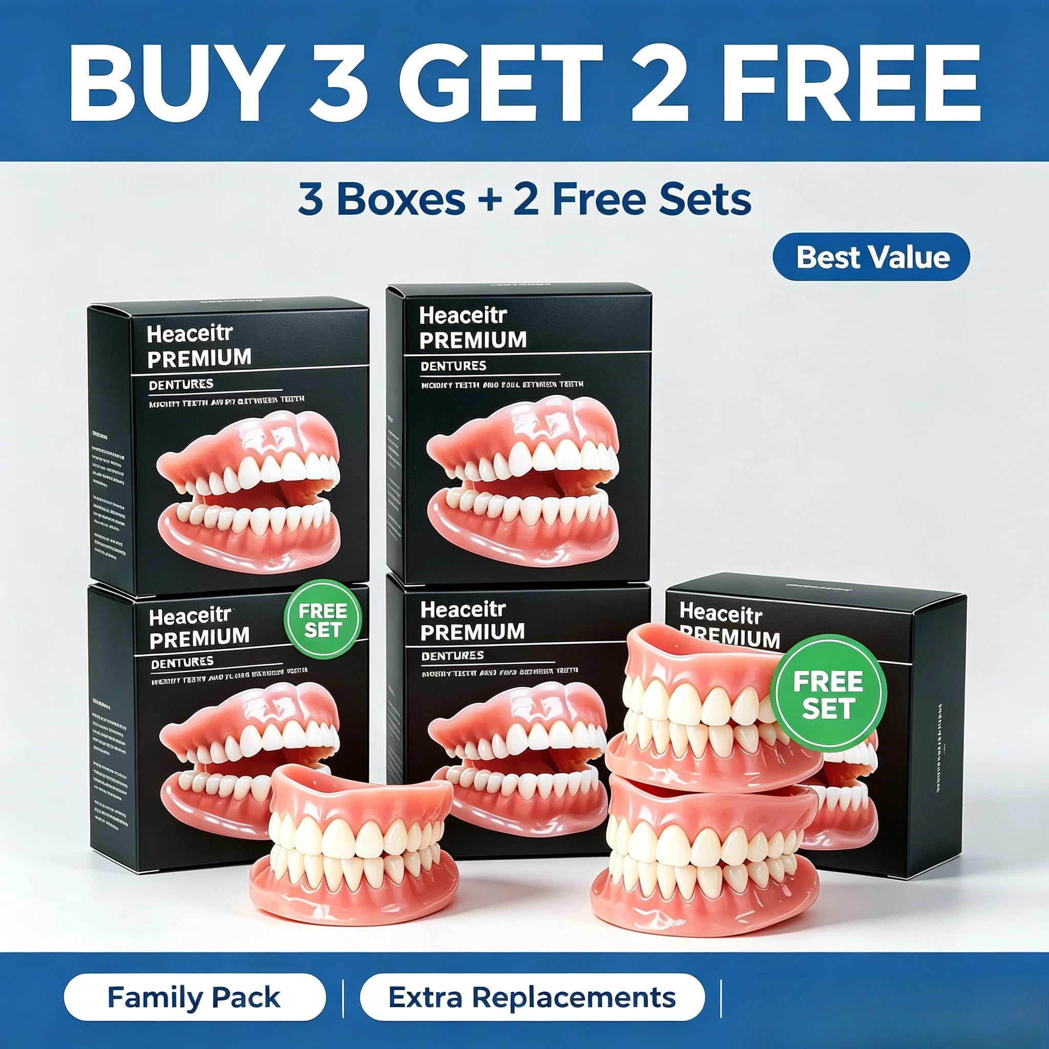 Custom Fit Silicone Dentures for Comfortable Smile - 9