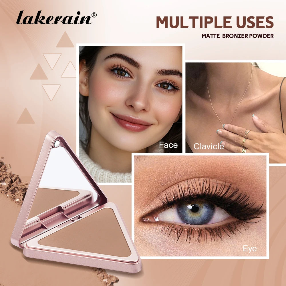 Matte Bronzing Powder for Face Contouring and Shading