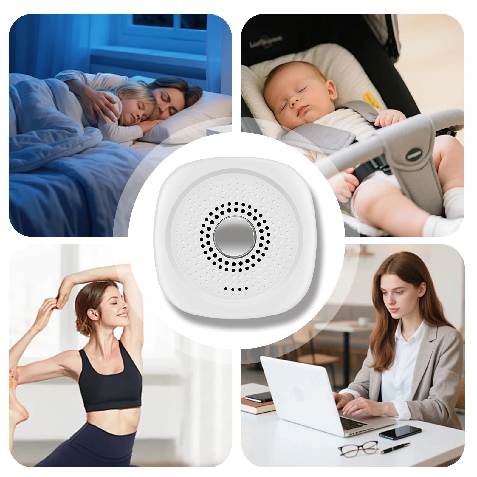 Portable White Noise Sound Machine for Better Sleep - 14