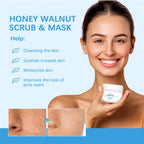 Honey Walnut Exfoliating Facial Scrub and Mask