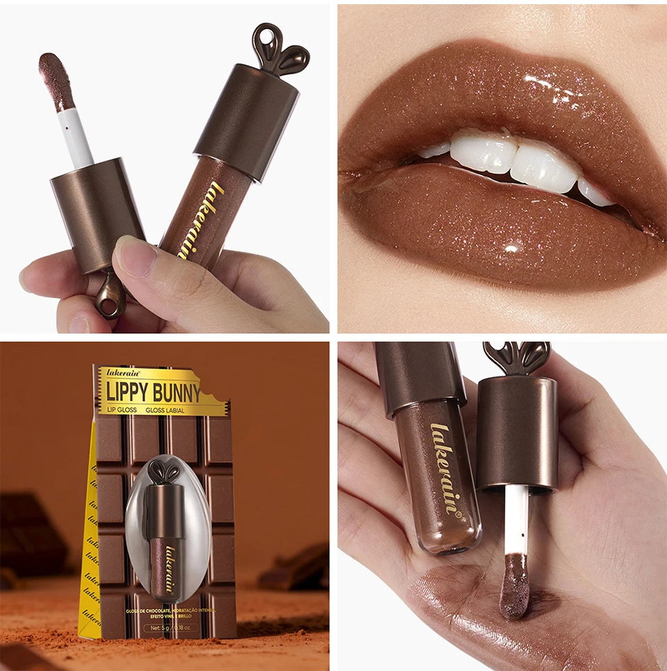 Chocolate Glow Moisturizing Plumping Lip Gloss - 20