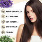 Lockmio Volumizing Dry Shampoo Powder for Oily Hair Refreshing Treatment