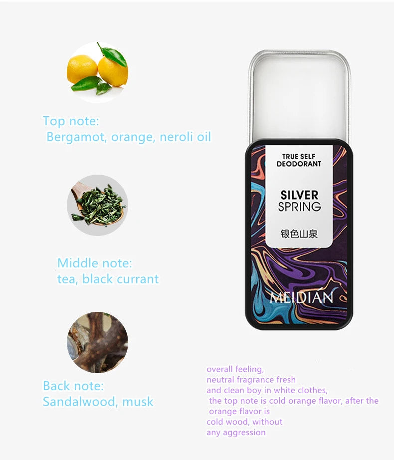 3pc Solid Fragrance Balm Portable Matte Metal Deodorant Perfume Set - 8