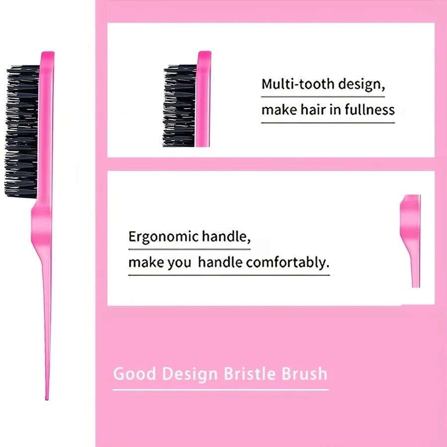 Hair Wax Stick and Edge Control Gel Set with Styling Combs