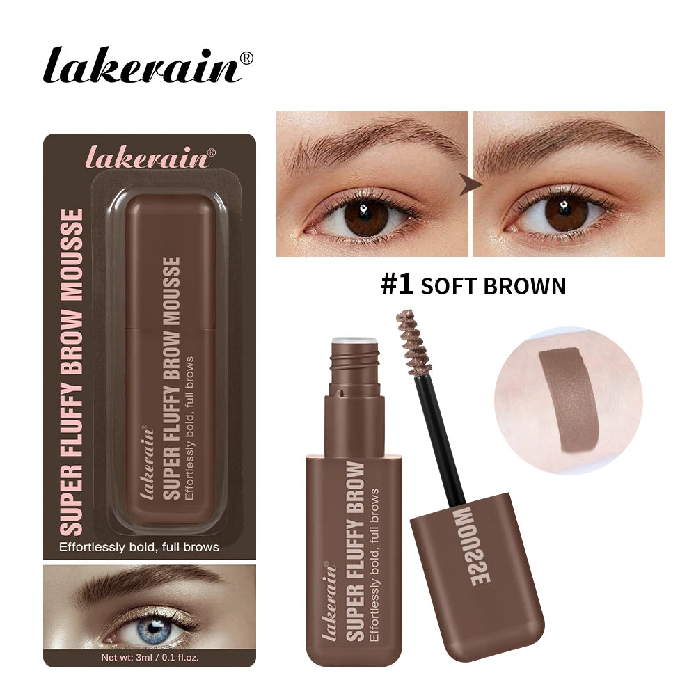Volumizing Eyebrow Mousse Gel for Fuller Brows