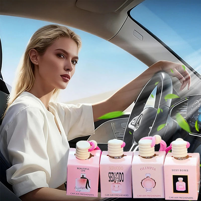 4 Piece Car Air Freshener Set Essential Oil Auto Interior Fragrance - 1