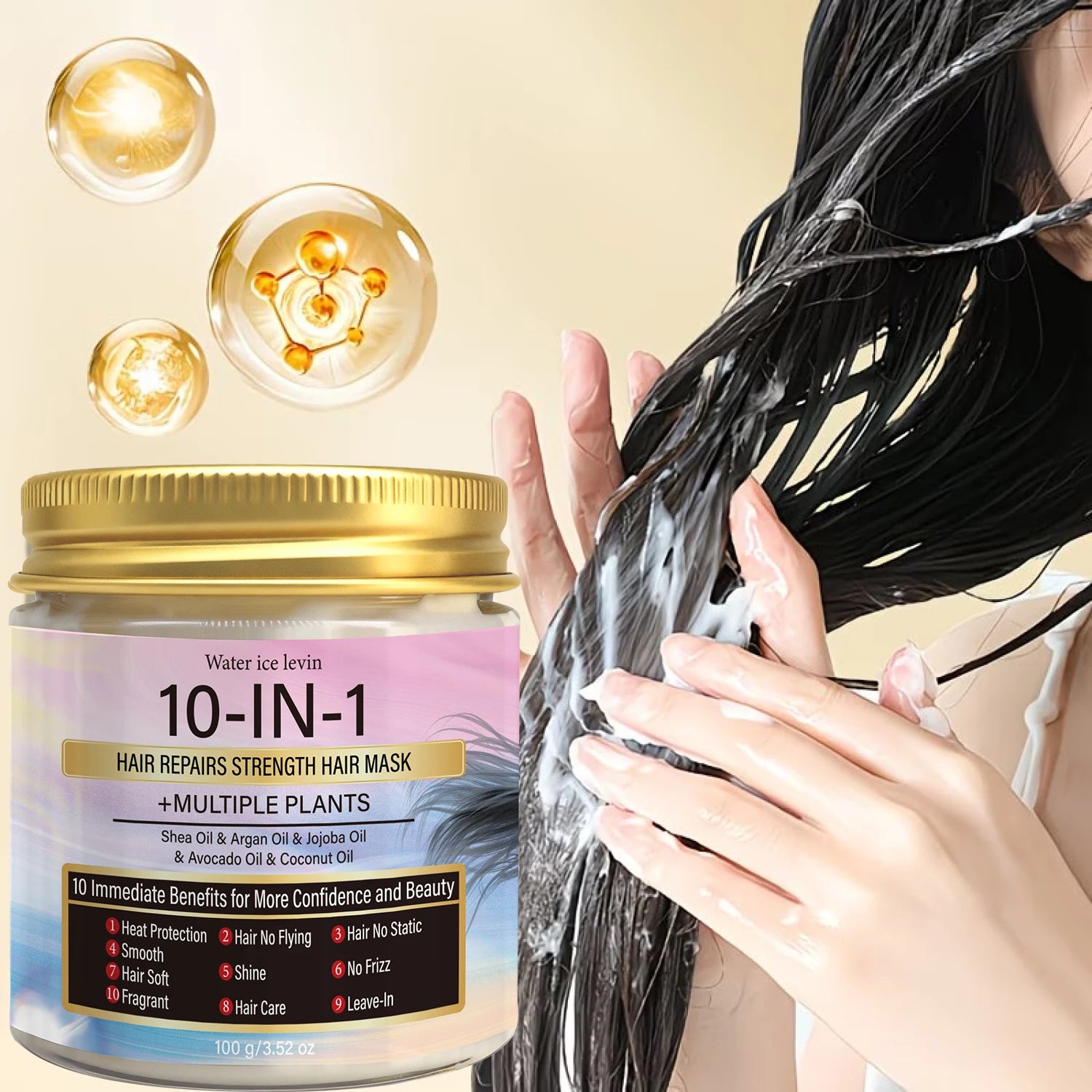 10-in-1 Keratin and Biotin Hair Repair Mask 100g - 7