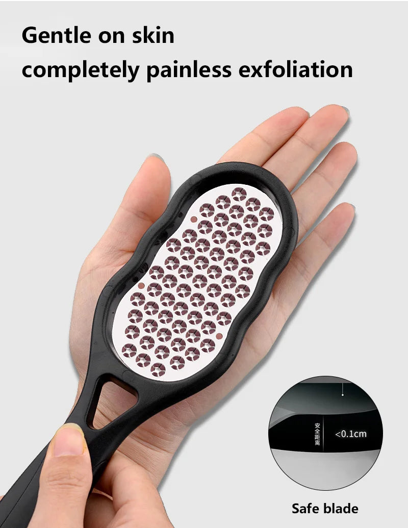 Professional Stainless Steel Foot File for Callus and Dead Skin Removal