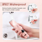 Waterproof Dual-Head Electric Body Shaver for Women