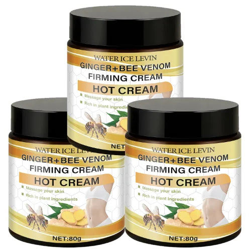 Ginger and Bee Venom Hot Firming Cream Pre Workout Body Moisturizer - 7