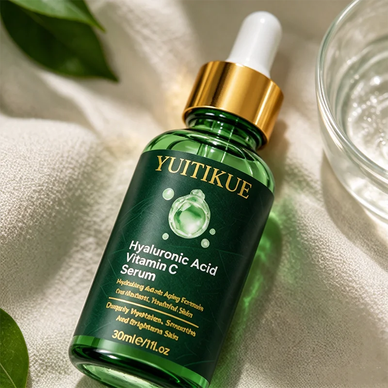Vitamin C Hyaluronic Acid Facial Serum Brightening Moisturizing Essence