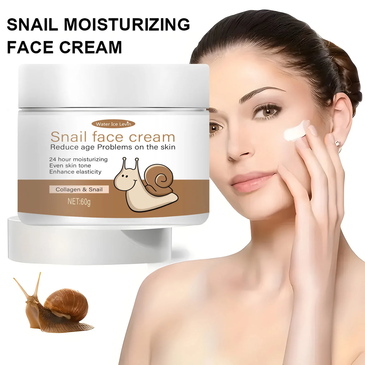 Snail Collagen Face Cream Anti Aging Retinol Moisturizer 60g