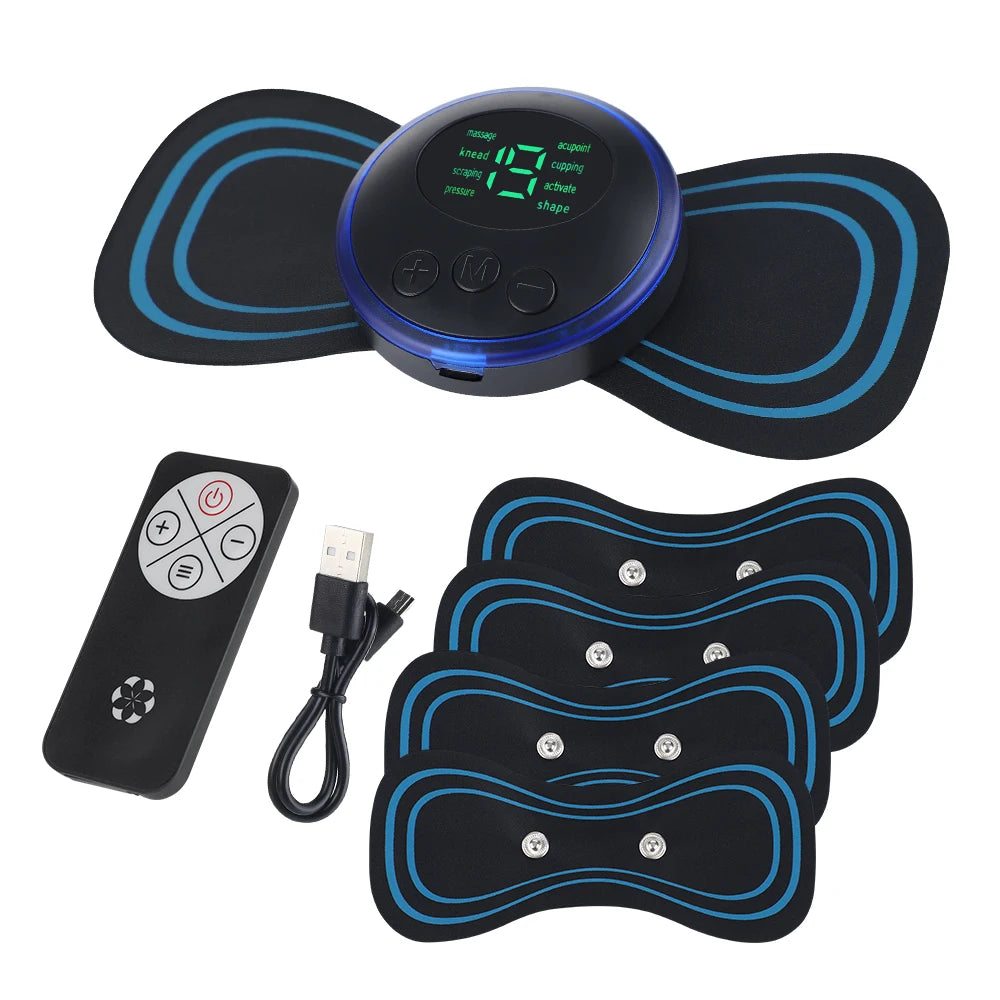 Portable Electric Body Massage Patch with 8 Modes - 8