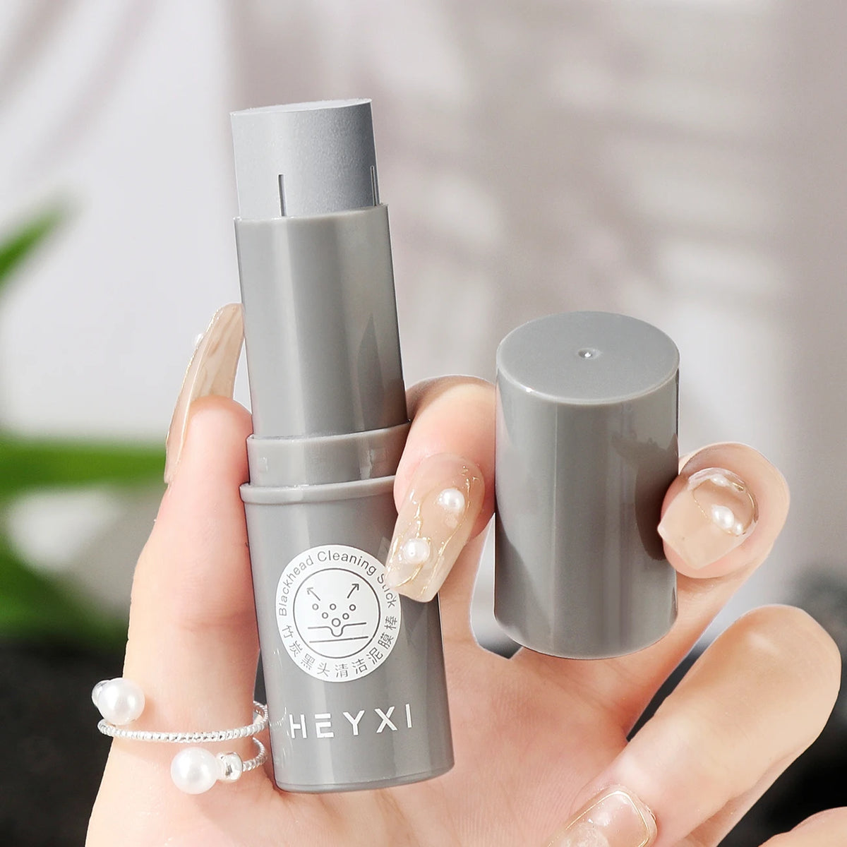 HEYXI Bamboo Charcoal Blackhead Cleansing Mask Stick Pore Refining