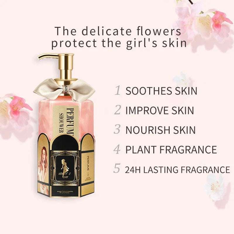 Mikaina Perfumed Body Wash Long Lasting Fragrance Moisturizing Shower Gel - 8