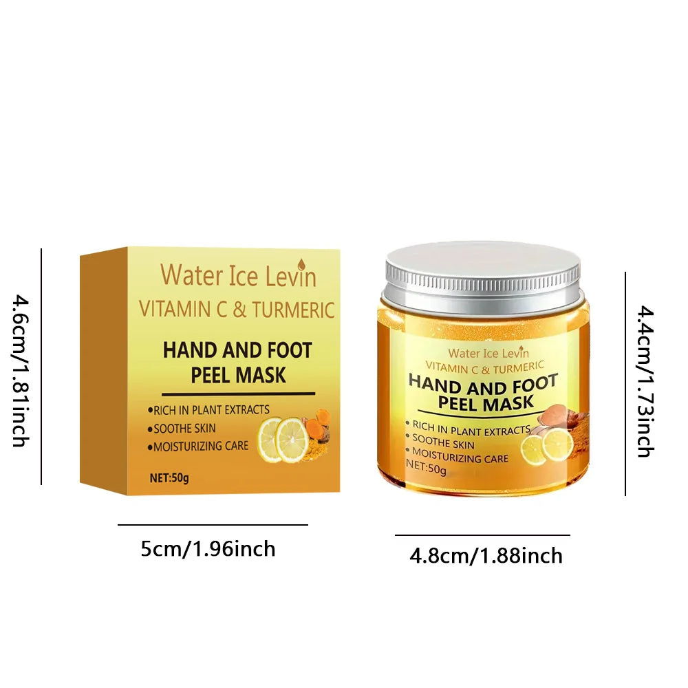 Vitamin C and Turmeric Hand and Foot Peel Mask Exfoliating Treatment