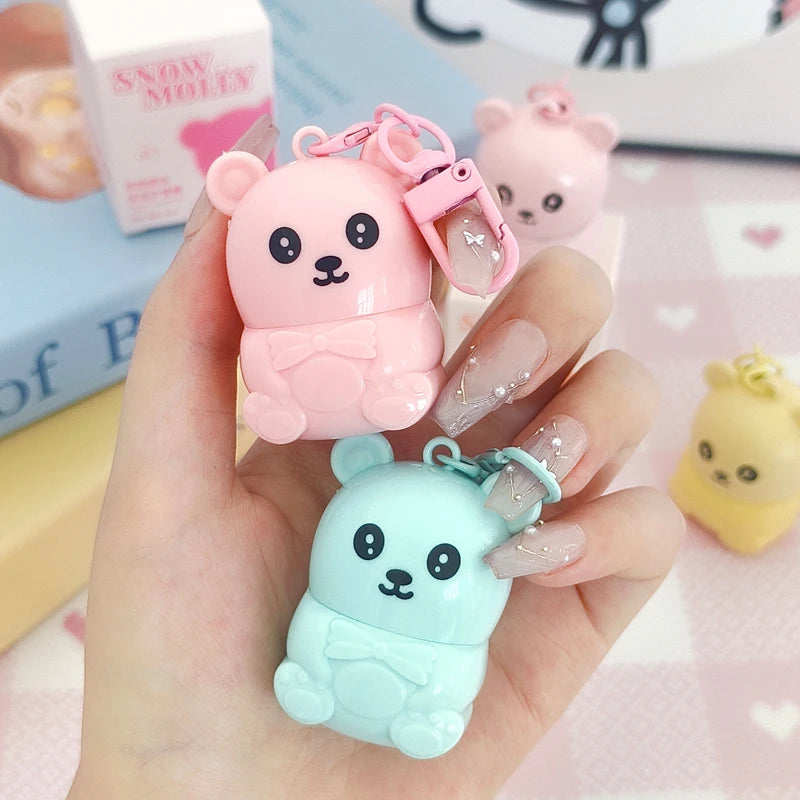 Cute Bear Fruit Lip Balm Moisturizing Daily Lip Care Treatment - 5