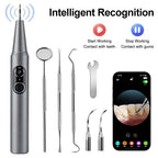 Visual Ultrasonic Tooth Cleaner with HD Camera for Tartar Removal